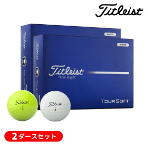 (�c�Ɠ���������)�y2�_�[�X�Z�b�g�z�^�C�g���X�g(Titleist) 2026 �c�A�[�\�t�g(TOUR SOFT) �S���t�{�[�� 2�_�[�X(24��) 2026�N���f�� (���{���K�i)