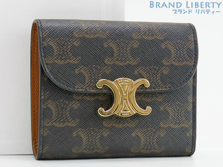 楽天市場】【ほぼ新品】セリーヌ CELINE トリオンフ フォールデッド  