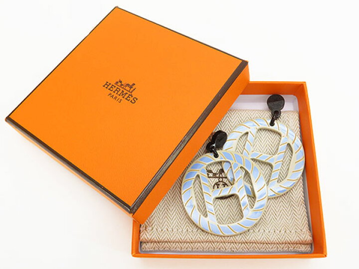 楽天市場】【ほぼ新品】エルメス HERMES バッファローホーン Hエキップ 