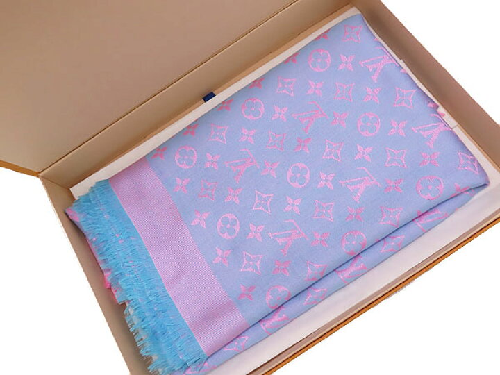 楽天市場】【レア美品】ルイヴィトン LOUIS VUITTON ショール 