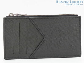 【未使用】ルイヴィトン　LOUIS VUITTON　タイガ　コインカード ホルダー　カードケース　パスケース　名刺入れ　コインケース　コインパース　小銭入れ　コンパクト財布　ノワール ブラック　M62914　【中古】