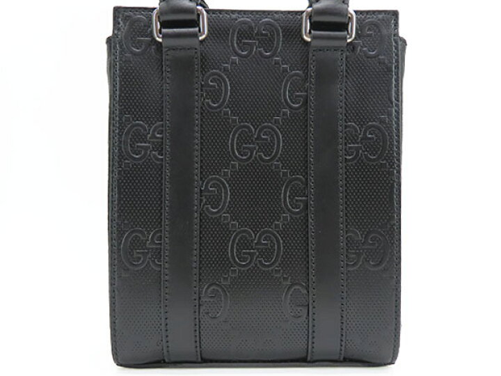 楽天市場】【新品同様】グッチ GUCCI GGエンボス ミニ トートバッグ 