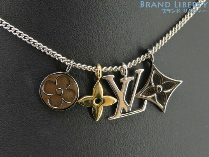 楽天市場】【新品同様】ルイヴィトン LOUIS VUITTON ペンダント LV  