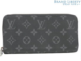 【ほぼ新品】ルイヴィトン　LOUIS VUITTON　モノグラム エクリプス　ジッピーウォレット ホリゾンタル　ラウンドファスナー長財布　ブラック　M11611　【中古】