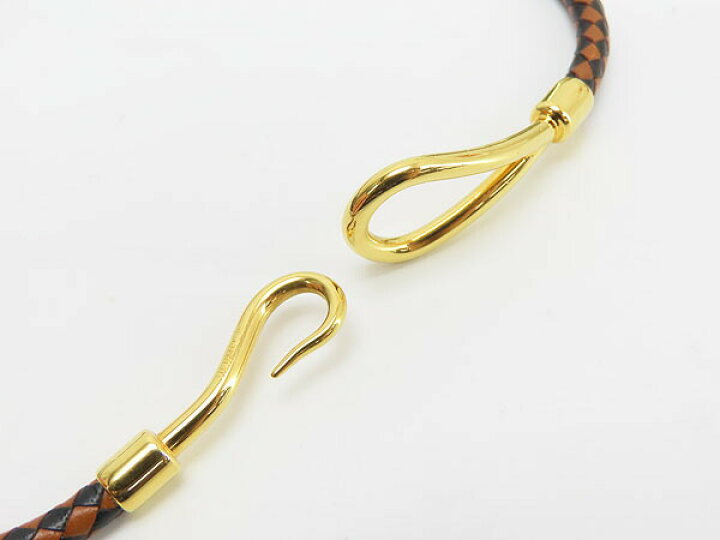 楽天市場】【美品】エルメス HERMES レザー ジャンボ チョーカー 
