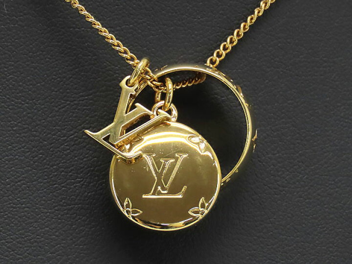 楽天市場】【美品】ルイヴィトン LOUIS VUITTON リングネックレス