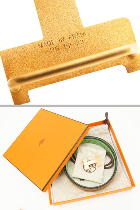 楽天市場】【レア未使用】エルメス HERMES ミニ コンスタンス Hベルト  