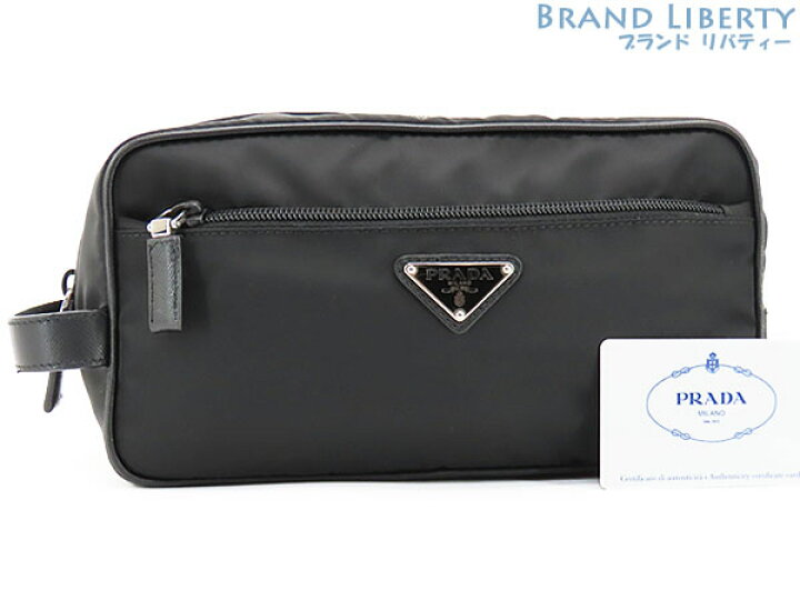 楽天市場】【超美品】プラダ PRADA ナイロン トラベルポーチ セカンド 