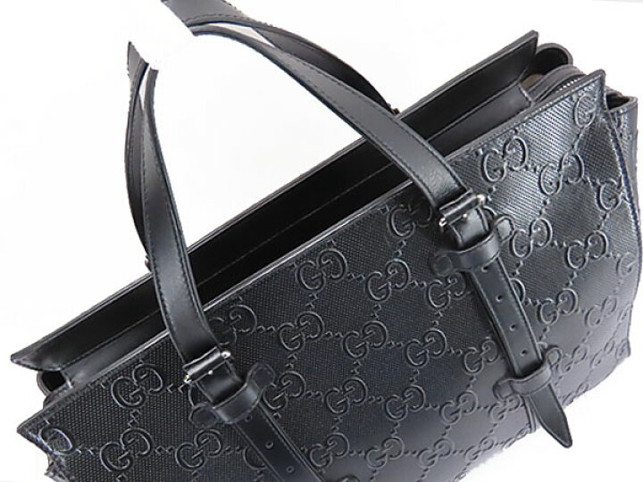 楽天市場】【美品】グッチ GUCCI GGエンボス トートバッグ  