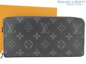 【未使用】ルイヴィトン　LOUIS VUITTON　モノグラム エクリプス　ジッピーウォレット ホリゾンタル　ラウンドファスナー長財布　ブラック　M11611　【中古】