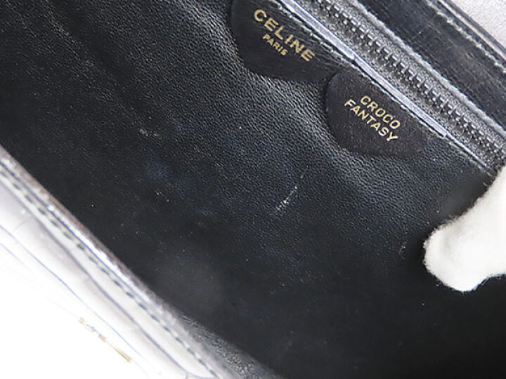 楽天市場】【レア美品】セリーヌ CELINE ヴィンテージ シャイニー 