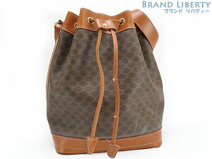セリーヌ(CELINE) マカダム(macadam) 中古 巾着 ショルダーバッグ 