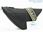 【激レア超美品】プラダ　PRADA　サフィアーノ キュイール　トライアングル　2WAY 斜め掛け ショルダーバッグ　ボディバッグ　ハンドバッグ　クラッチバッグ　セカンドバッグ　ブラック　2VH115　【中古】