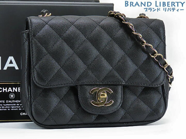 楽天市場】【レア美品】シャネル CHANEL ミニマトラッセ キャビア 