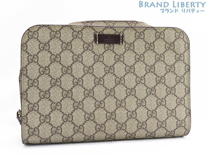 楽天市場】【美品】グッチ GUCCI GGスプリーム セカンドバッグ  
