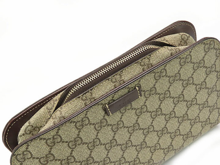 楽天市場】【美品】グッチ GUCCI GGスプリーム セカンドバッグ  