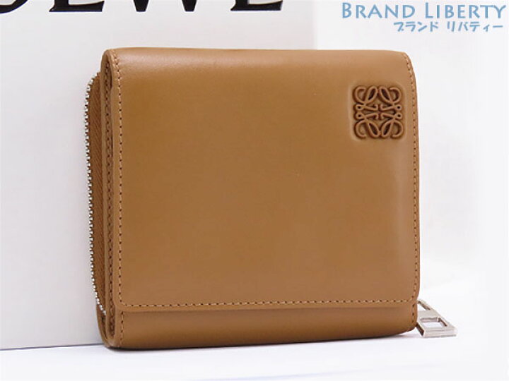 楽天市場】【未使用】ロエベ LOEWE アナグラム ラウンドファスナー 三 