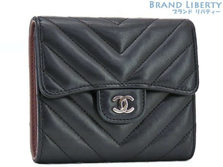 楽天市場】【美品】シャネル CHANEL シェブロン Vステッチ ココマーク 