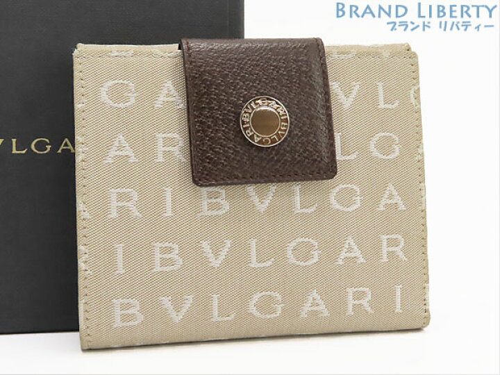 楽天市場】【新品同様】ブルガリ BVLGARI ロゴマニア コンパクト 