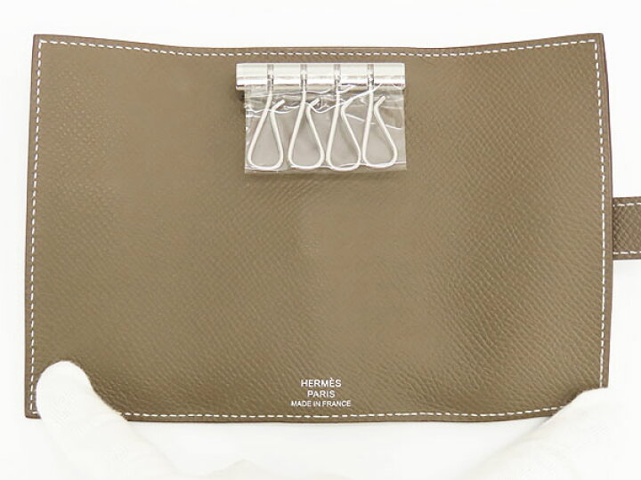 楽天市場】【新品】エルメス HERMES ベアン 4連 キーケース キーリング 