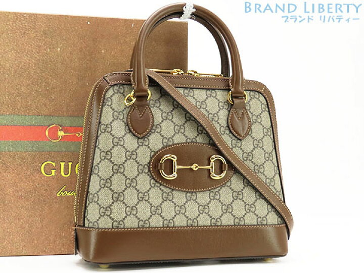 楽天市場】【未使用】グッチ GUCCI GGスプリーム ホースビット 1955 
