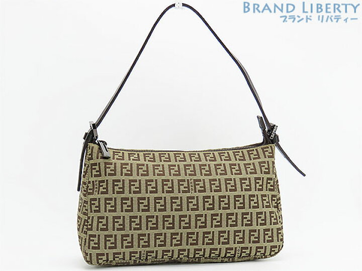 楽天市場】【美品】フェンディ FENDI ズッキーノ ワンショルダーバッグ 