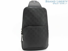 【新品同様】ルイヴィトン　LOUIS VUITTON　ダミエアンフィニ　アヴェニュー スリングバッグ　ボディバッグ　バムバッグ　ショルダーバッグ　オニキス ブラック　N41720　【中古】
