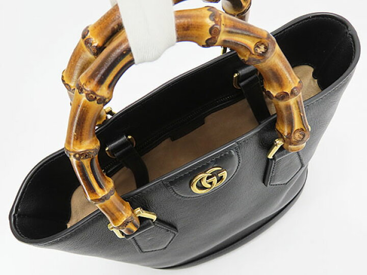 楽天市場】【未使用】グッチ GUCCI バンブー ダイアナ スモール トート 