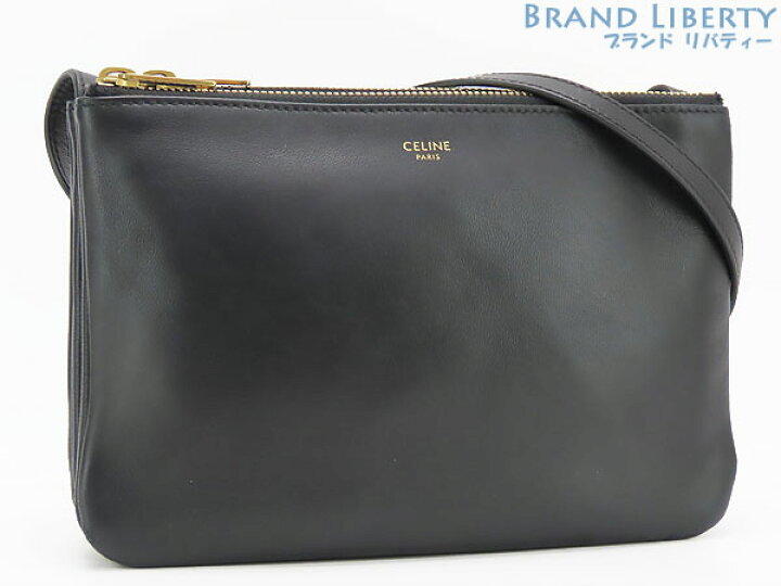楽天市場】【ほぼ新品】セリーヌ CELINE トリオ 3連 ショルダーバッグ 