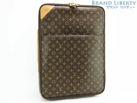 【超美品】ルイヴィトン　LOUIS VUITTON　モノグラム　ペガス 55　キャリーバッグ　キャリーケース　トロリー　トラベルバッグ　ダークブラウン　M23294　【中古】