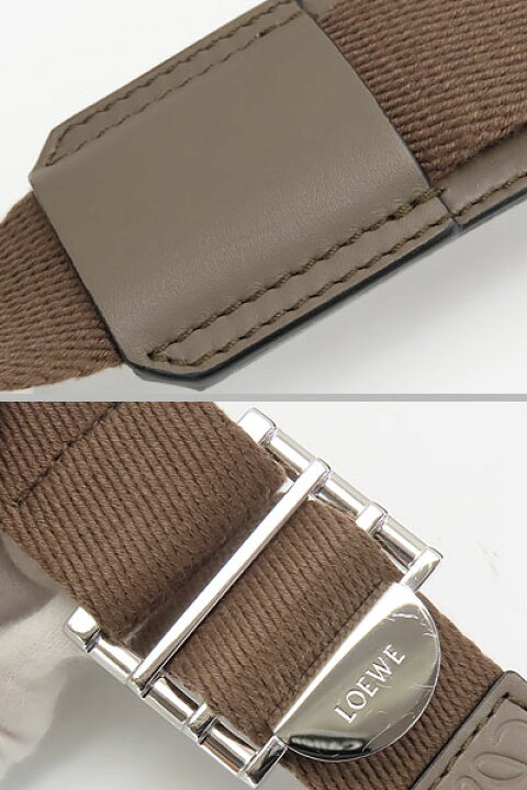 楽天市場】【新品同様】ロエベ LOEWE ミリタリー メッセンジャーバッグ  