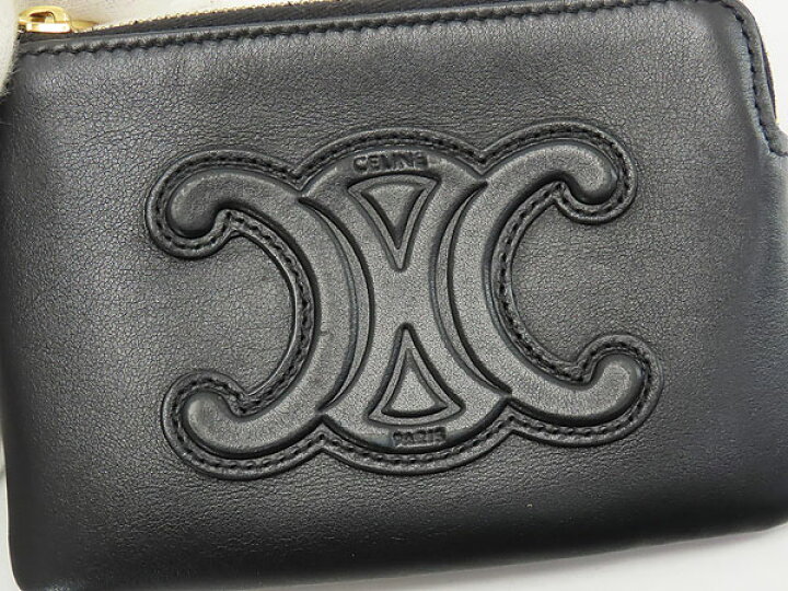 楽天市場】【美品】セリーヌ CELINE キュイル トリオンフ コイン 