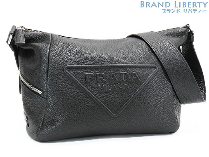 楽天市場】【新品同様】プラダ PRADA トライアングルロゴ ヴィッテロ 
