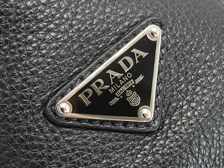 楽天市場】【新品同様】プラダ PRADA トライアングルロゴ ヴィッテロ 