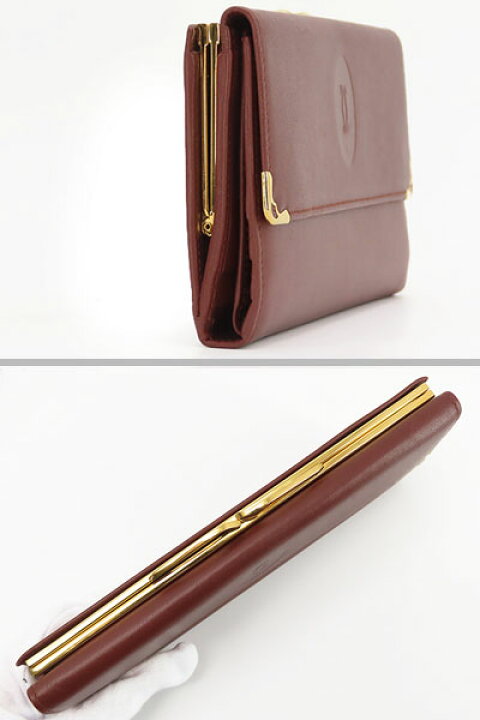 楽天市場】【美品】カルティエ Cartier マストドゥカルティエ 三つ折り 