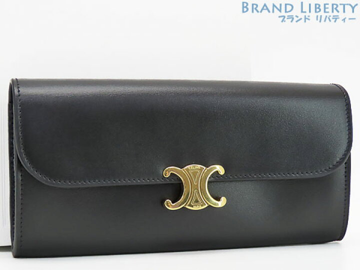 楽天市場】【ほぼ新品】セリーヌ CELINE トリオンフ ラージウォレット  