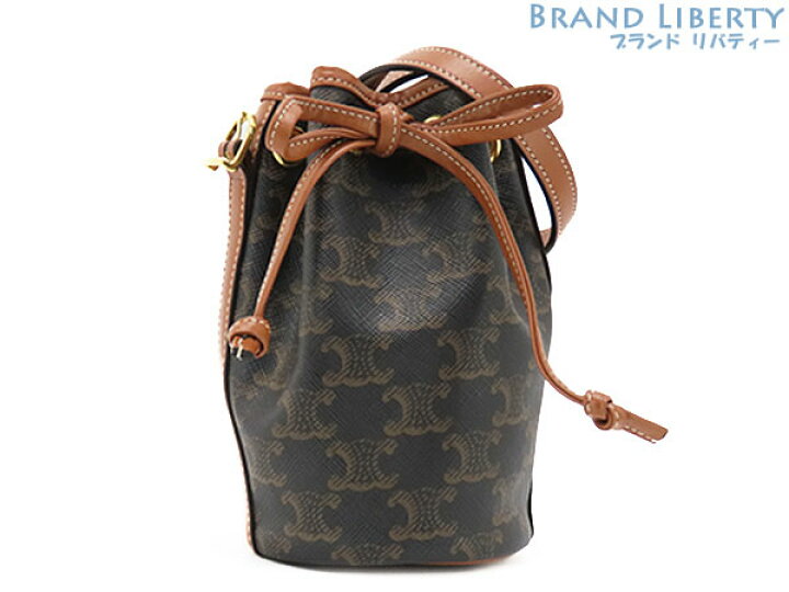 楽天市場】【新品同様】セリーヌ CELINE トリオンフ スモール ドロー 