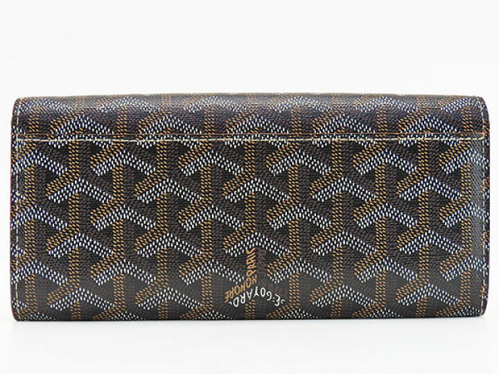 楽天市場】【美品】ゴヤール GOYARD ヴァレンヌ 二つ折り長財布 