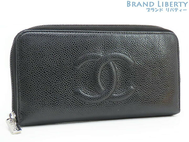 楽天市場】【美品】シャネル CHANEL ココマーク キャビアスキン 