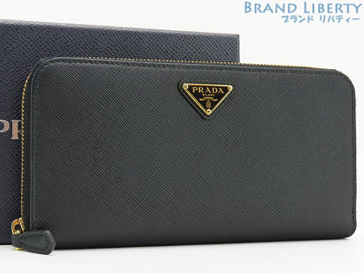 楽天市場】【未使用】プラダ PRADA サフィアーノ トライアングル 
