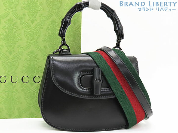 楽天市場】【未使用】グッチ GUCCI バンブー 1947 ミニ トップハンドル 