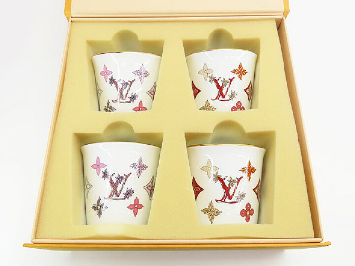 楽天市場】【激レア新古品】ルイヴィトン LOUIS VUITTON セット4ゴブレ 