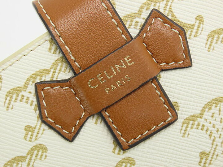 楽天市場】【美品】セリーヌ CELINE トリオンフ スモール ストラップ  