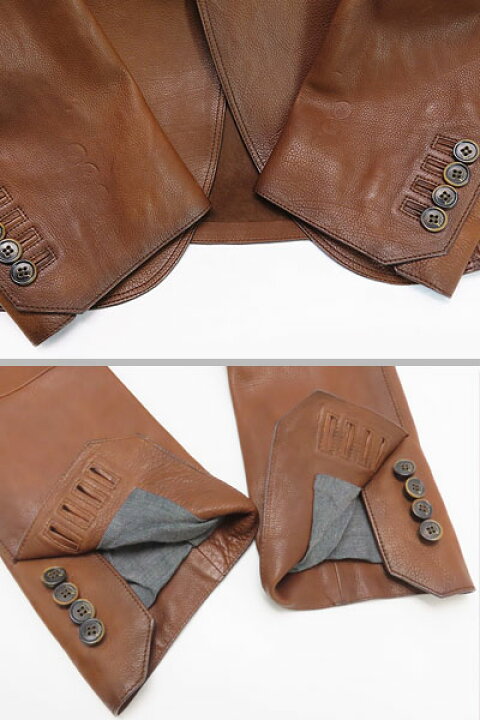 楽天市場】【激レア美品】ベルルッティ Berluti レザー テーラード 