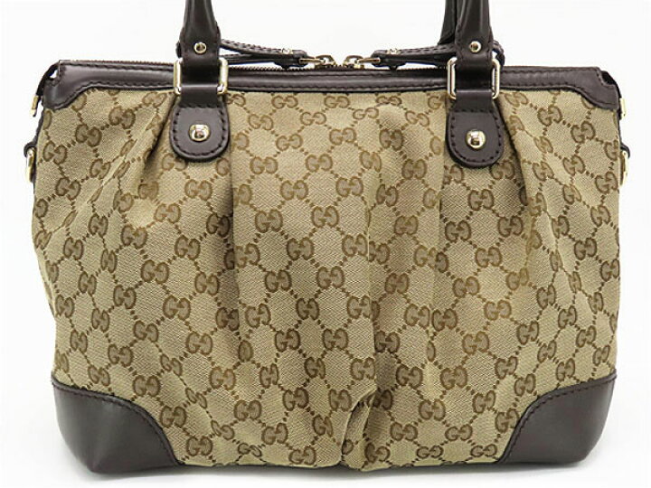 楽天市場】グッチ GUCCI スーキー GGキャンバス 2WAY ハンドバッグ 