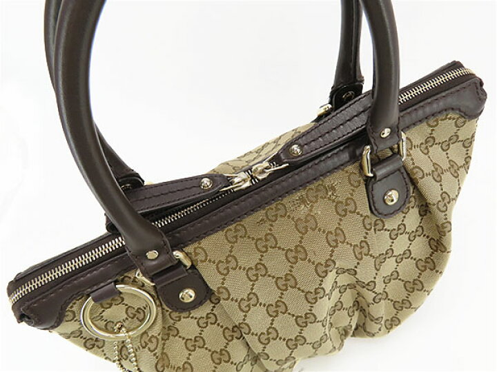 楽天市場】グッチ GUCCI スーキー GGキャンバス 2WAY ハンドバッグ 