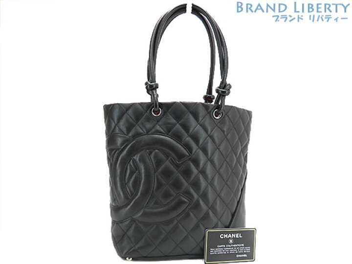 楽天市場】【美品】シャネル CHANEL カンボンライン ミディアム トート 