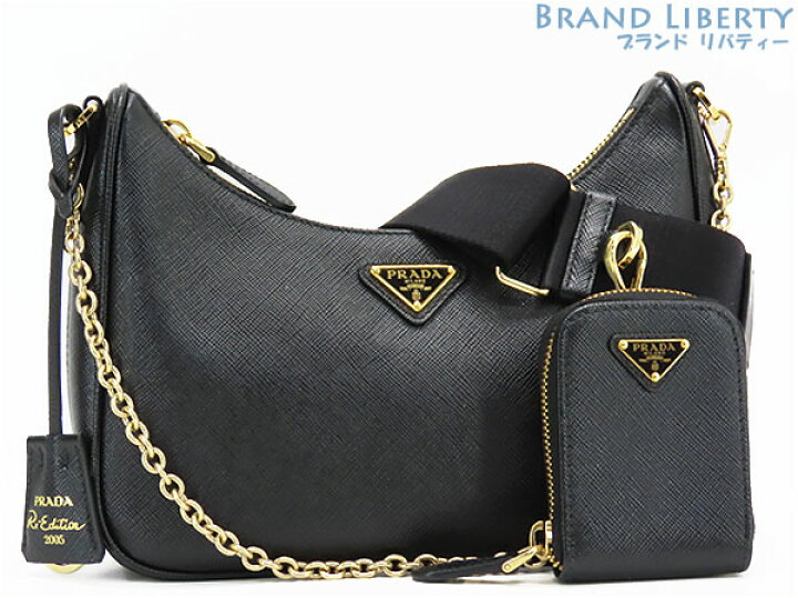楽天市場】【未使用】プラダ PRADA Re-Edition 2005 サフィアーノ 2WAY  