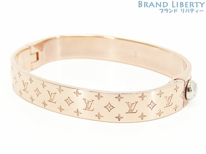 楽天市場】【ほぼ新品】ルイヴィトン LOUISVUITTON カフ ナノグラム  