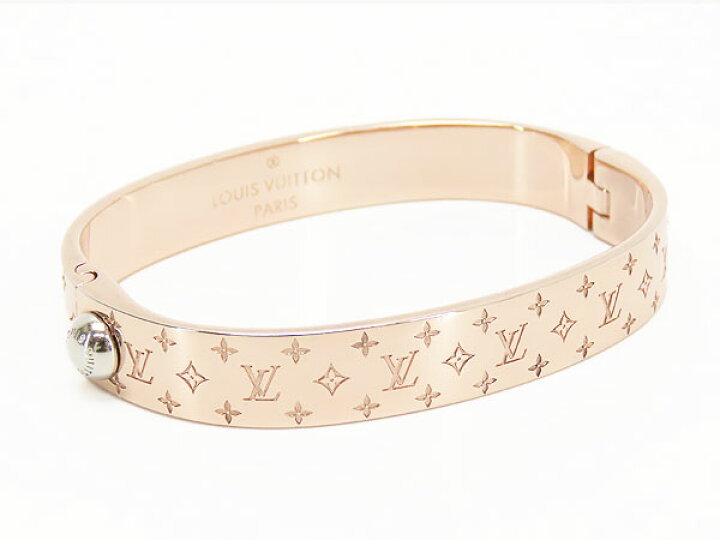 楽天市場】【ほぼ新品】ルイヴィトン LOUISVUITTON カフ ナノグラム